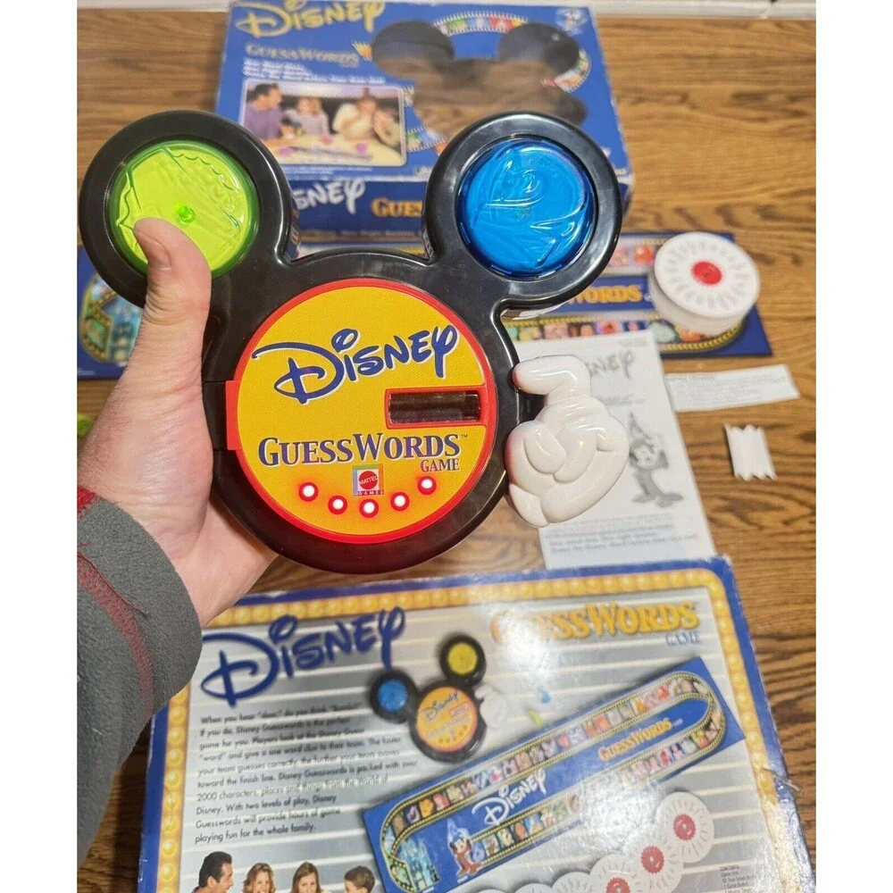 Disney Guess Words Game #42800‎ Mattel 2001 New Unopened Kids 6 to adults game